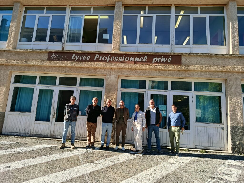 Les élèves du lycée Poutrain dans les coulisses d’un chantier à Gap 15 1791903280585